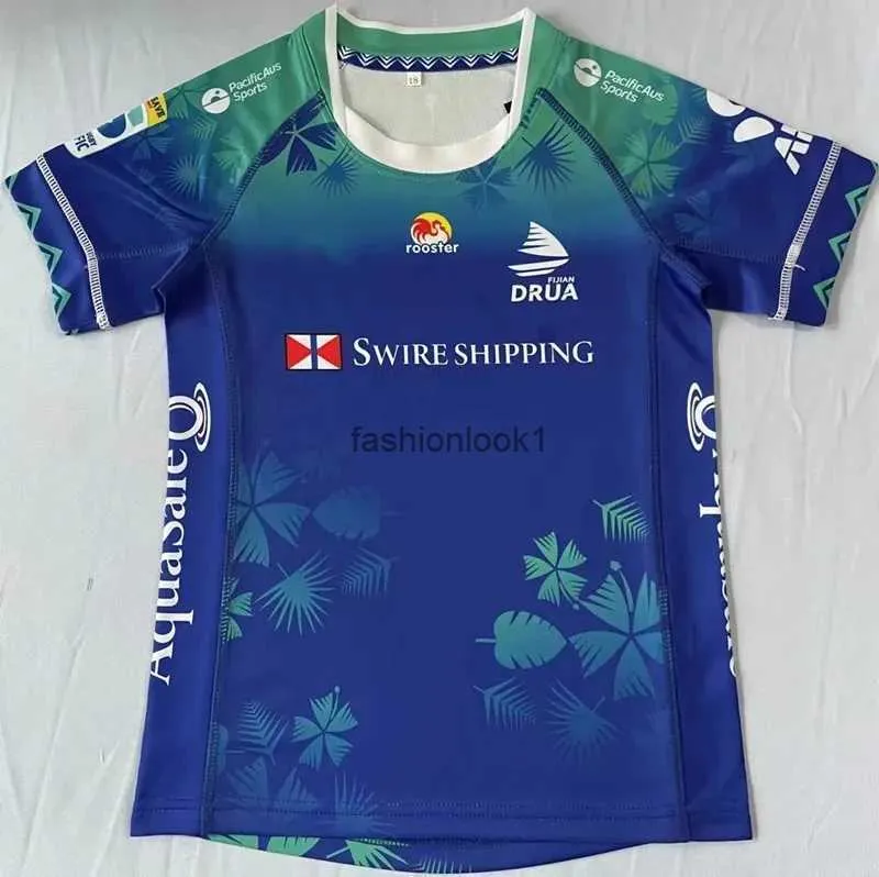 2024 Fijian Drua Kids Home/Away/Rugby Jersey Tamanho 16--26 (nome e número personalizado) FW24