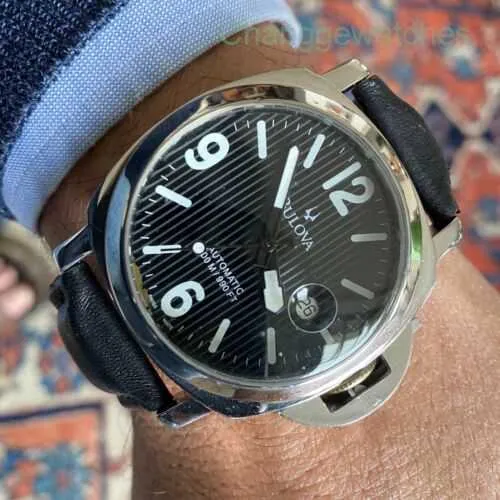 Luxury Bulova Men s Automatic Dive Watch with Black Eco Drive Dial