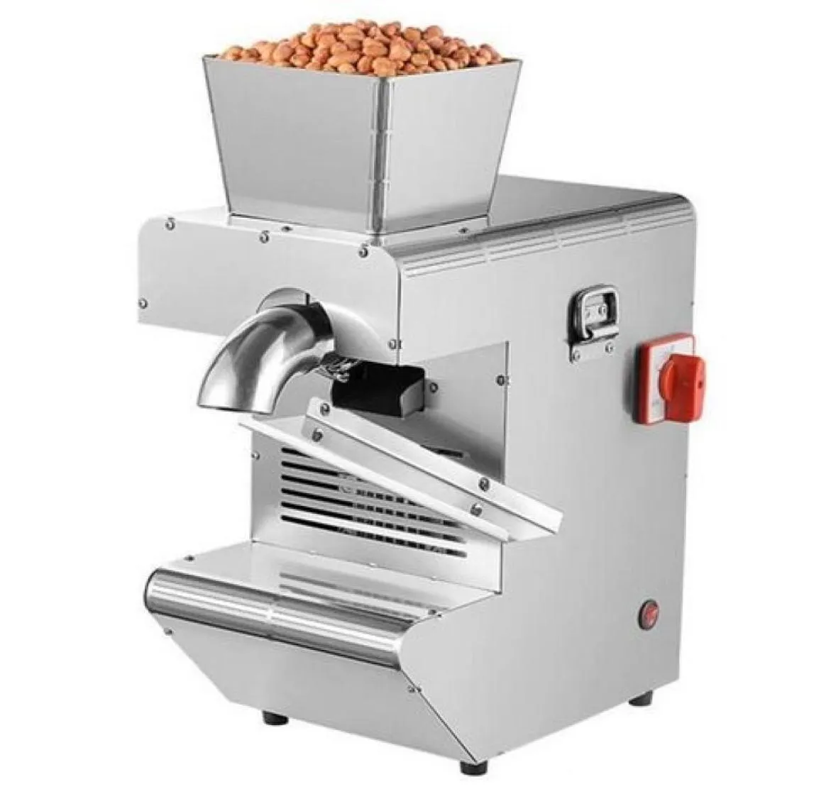 Neue automatische Olivenöl -Pressemaschine Kaltelektrische Nüsse Ölpresse Pressmaschine 4170705