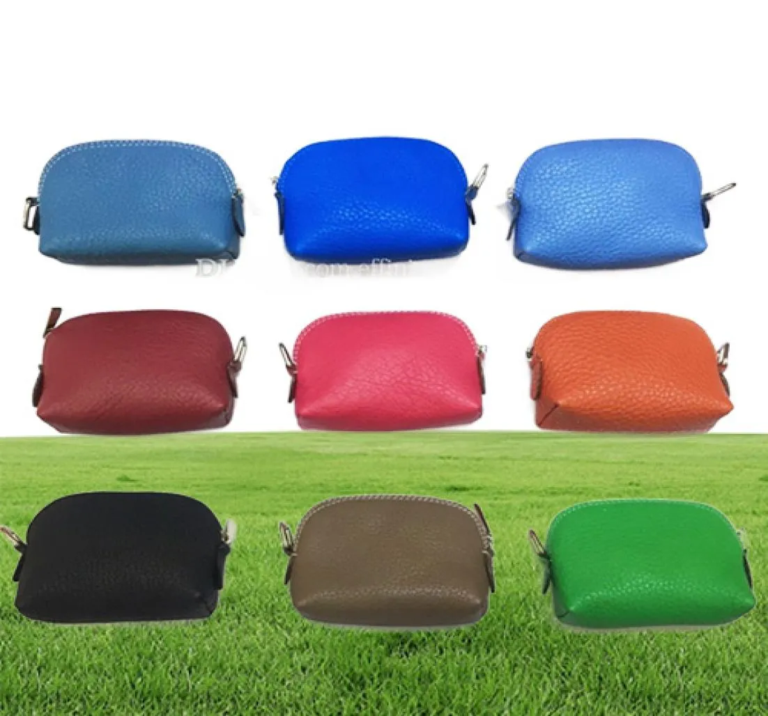 Whole Fashion Coin Purse Mini Wallet Soft TOGO Real Cowskin Genuine Leather Women Pouch Female Short Pocket Money Bag4472953