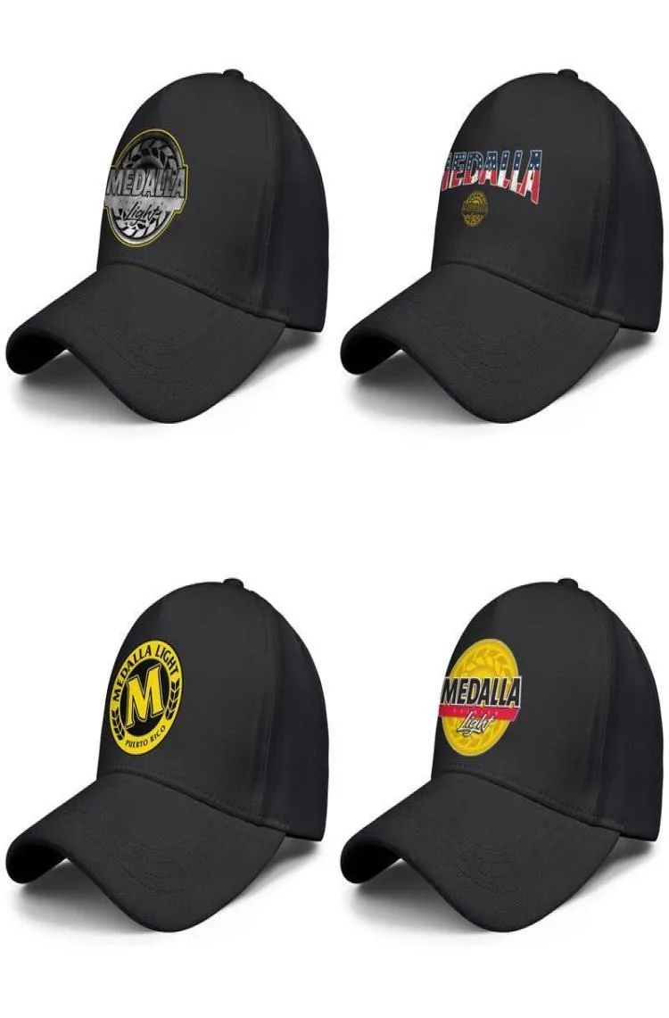 Medalla Light logo mens and womens adjustable trucker cap fitted blank team unique baseballhats America Flag Logo7233088