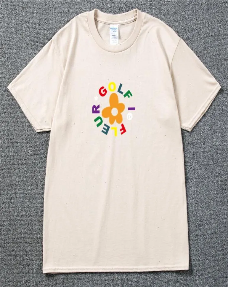 Le Fleur Flower Tee投票Igor TylerクリエイタースケートTシャツコットンマンカジュアルスワッグレディースヒップホップ2348609