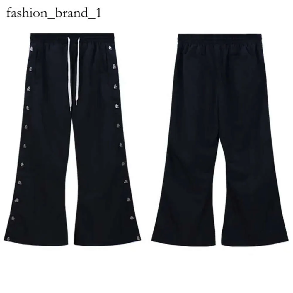 Hellstar Casual Nylon Button Pant Mens Black Designer Pant High Quality Men Jogger Fashion Casual Long Pants Lovers Street Tracksuit Hellstar Pant 7017 4955