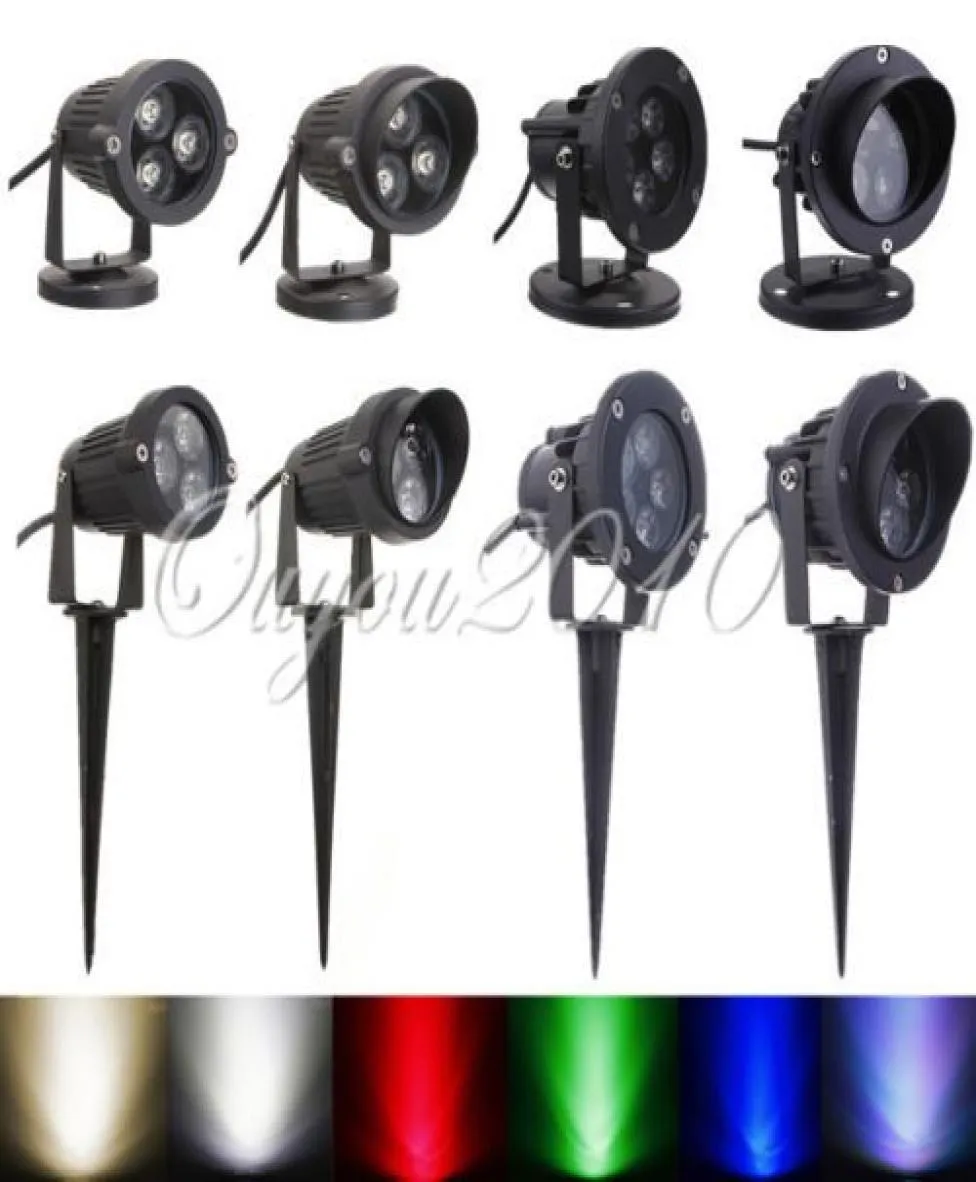 LED Garden Light Flood Spotlight Outdoor Waterproof IP67 6W 10W Landscape Wall Yard Path Pond LED Lawn Bulb Rod Base 110V 240V 13958469