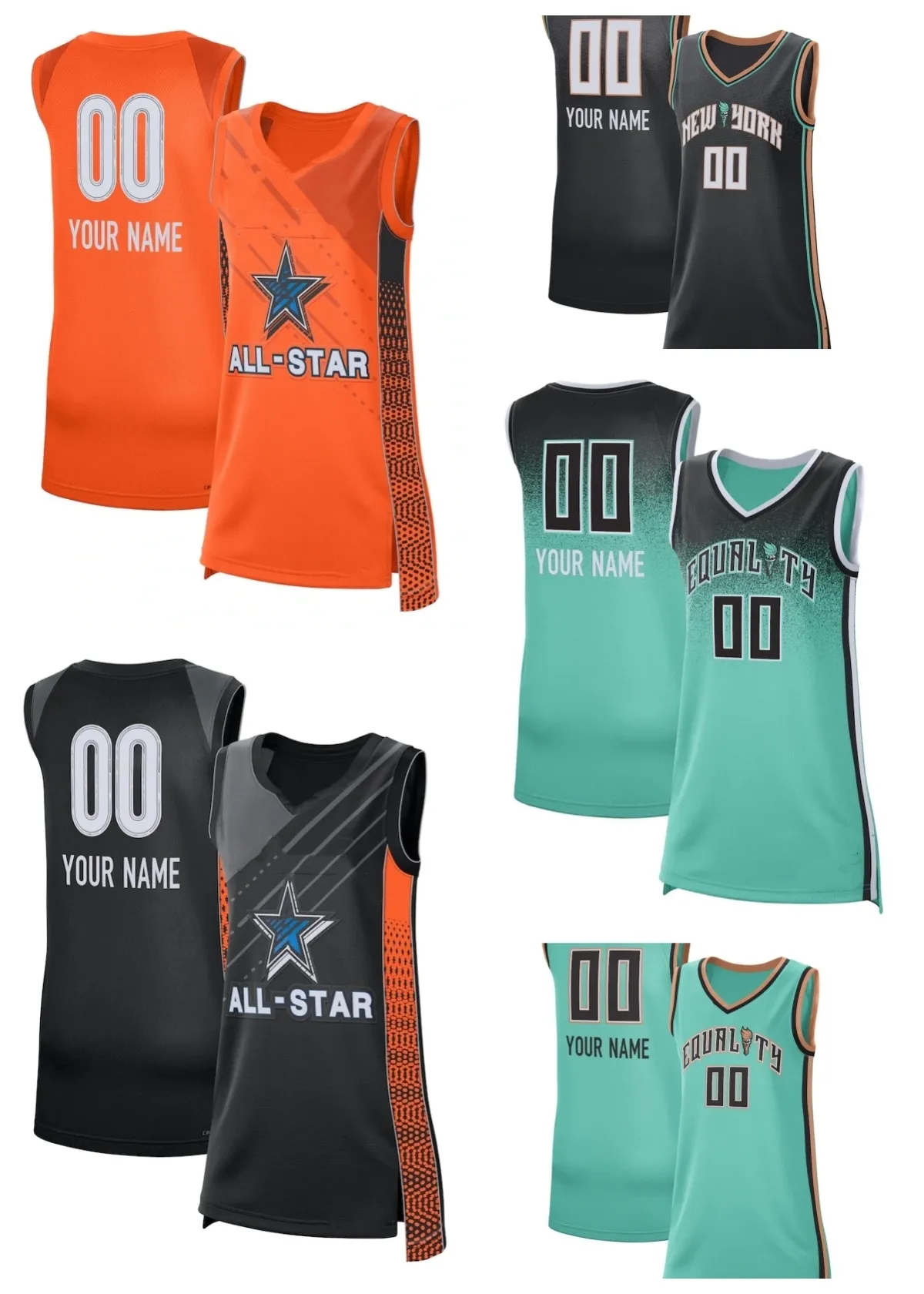 2024 New Women Basketball York Liberty Jersey Nyara Sabally Okako Adika Kennedy Burke Ivana Dojkic Leonie Fiebich Brianna Fraser Morgan Green Stephanie Mawuli