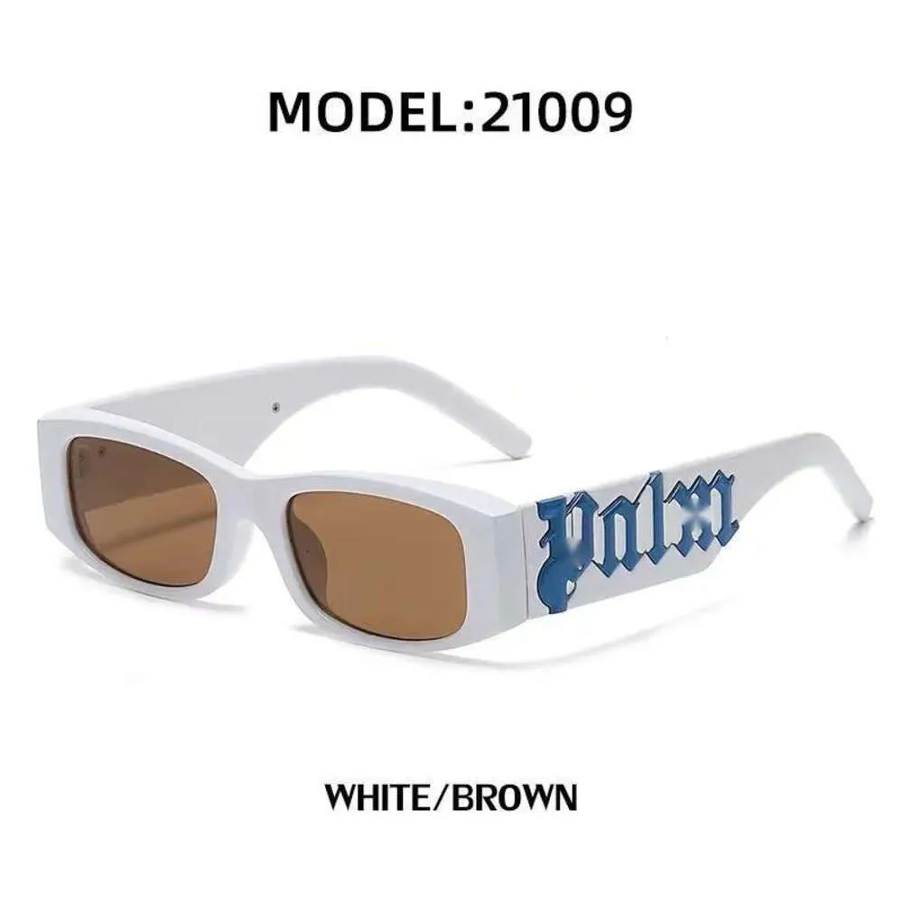 Retro kleine Rahmen Palmwinkel Sonnenbrille für Frauen mit High-End-Panel-Designbuchstaben Palmwinkel Sonnenbrille für Männer mit personalisierter Retro-Brille 462
