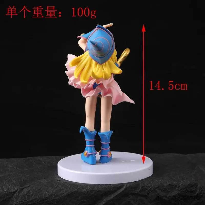 Ação Toy Figures Anime Yu-Gi-Oh!Duel Monsters Girl 16cm Figure Parade Dark Magician Girl Ação Figura