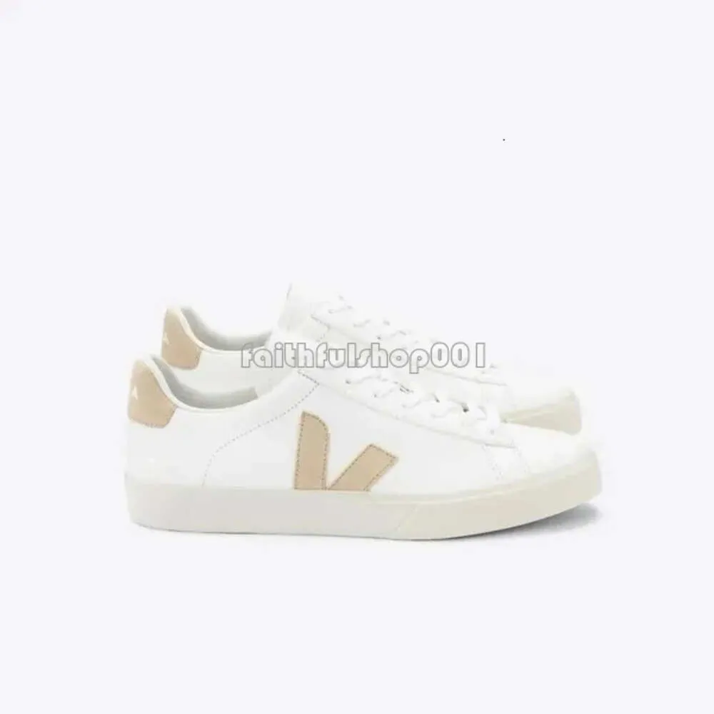 Fashion French Brazil Green Low-carbon Life V Organic Cotton Flats Platform Sneakers Women Casual Classic White Designer Ss Mens Loafers There's A V on the 147