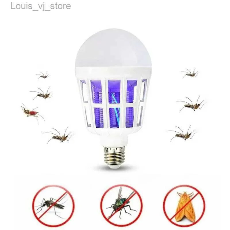 Lampade killer di zanzare 220V 15W LAMPA LED LED 2 in 1 trappola per zanzare lampada a zanzara lampada a sfamato Mosquito YQ240417