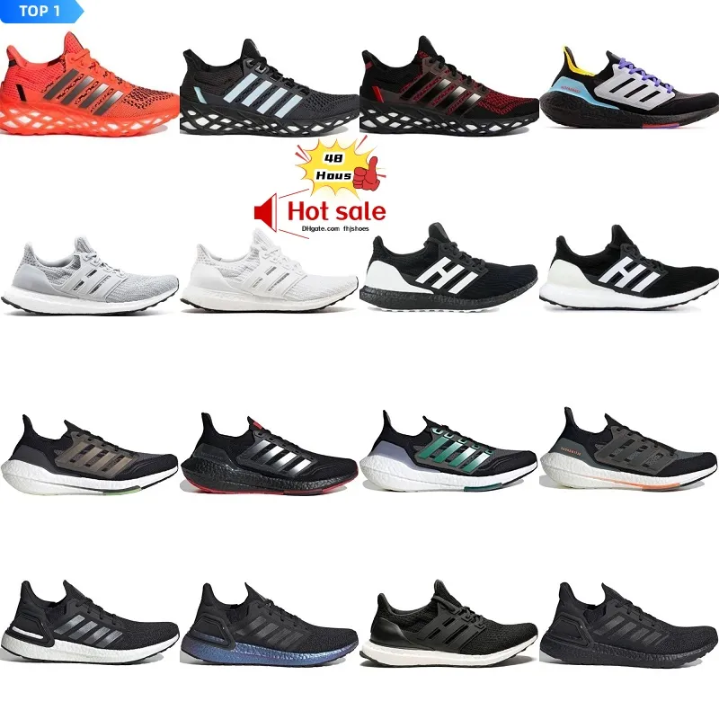 Top UB 4.0 Running Shoes Ultraboostore 6.0 7.0 8.0 Sapatos de grife de grife masmens feminino preto preto branco cinza vermelho metálico zapatos atlético Walkers Sports Sneakers