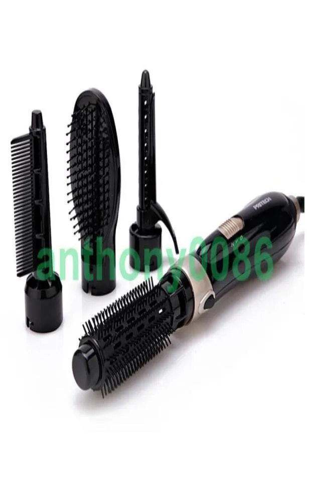 PRITECH HS729 Curler Comb Styling Brush 600W2640068付き多機能ヘアドライヤー