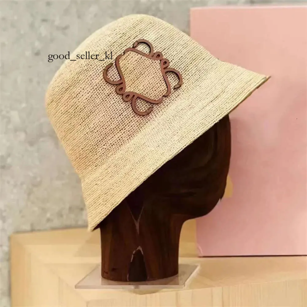 Bouleau de seau bobet chapeaux de paille de paille Lowew Bucket Hats Designer Bonnets Raffia pour femmes pour hommes