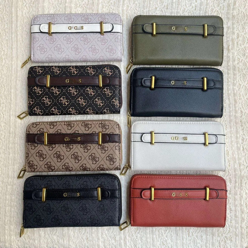 Handtasontwerper 50% korting op het hot merk Dames Purse Gus Wallet Minimalistisch Gedrukte riem Modieuze lange handheld tas Grote capaciteit medium