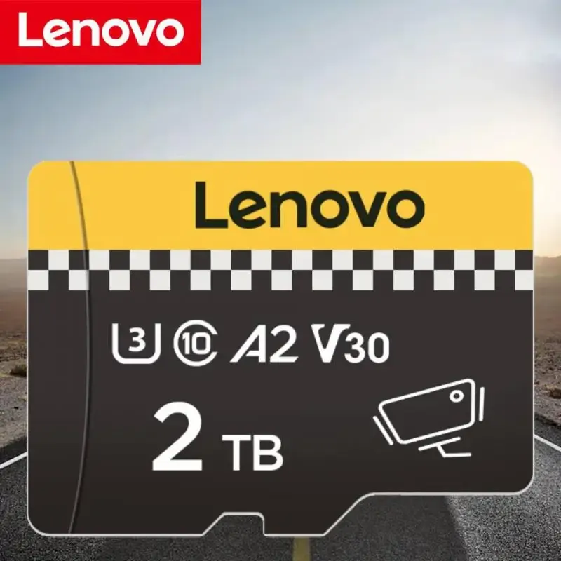 CARDS LENOVO 2TB 1TB SD Memory Card Original 64 GB 128 GB 256 GB 512 GB Klass 10 Höghastighet 128 GB Micro SD -kort för telefonkamera bord