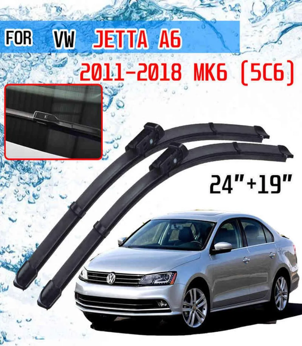 Pour VW Jetta A6 5C6 MK6 6 2011 2012 2013 2014 2015 2016 2017 ACCESSOIRES ACCESSOIRES CAR FRANT BILLAGE BLADES8510365