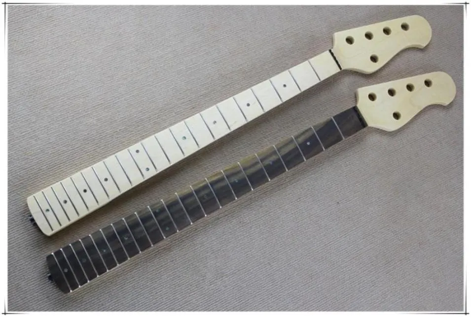 5 cordes MAPLE Electric Bass Guitar Cou avec coque colorée INLAYROSEWOODMAPLE FinderboardCan être personnalisé comme demande8122053