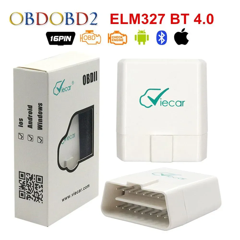 Verktyg Viecar ELM327 V1.5 Bluetooth 4.0 för Android/iOS/PC OBD OBD2 Diagnostic Scanner Tool ELM 327 V1.5 OBDII Code Reader Scanner