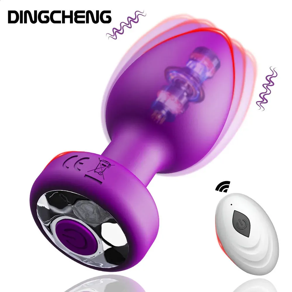 Vibration Télécommandée Sans Fil Plug Anal 10... Du 15,3 €