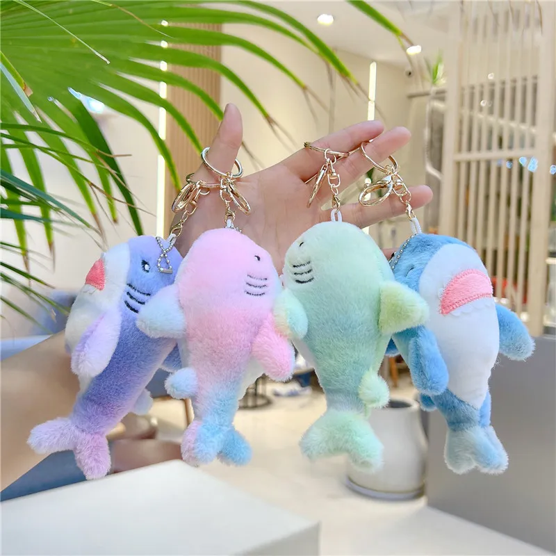 Mignon dessin animé en peluche en peluche pendentif pendant clés ring toys for kids adults cadeaux multicolors