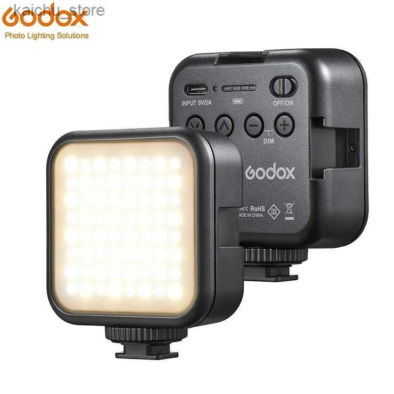 Ciągłe oświetlenie Godox Liteons LED 6BI Dual Color Temperatura LED LED LIGIZA Naładowanie Mini wypełniające światło 3200K-6500K Ściągaże z podporą magnetyczną Y240418