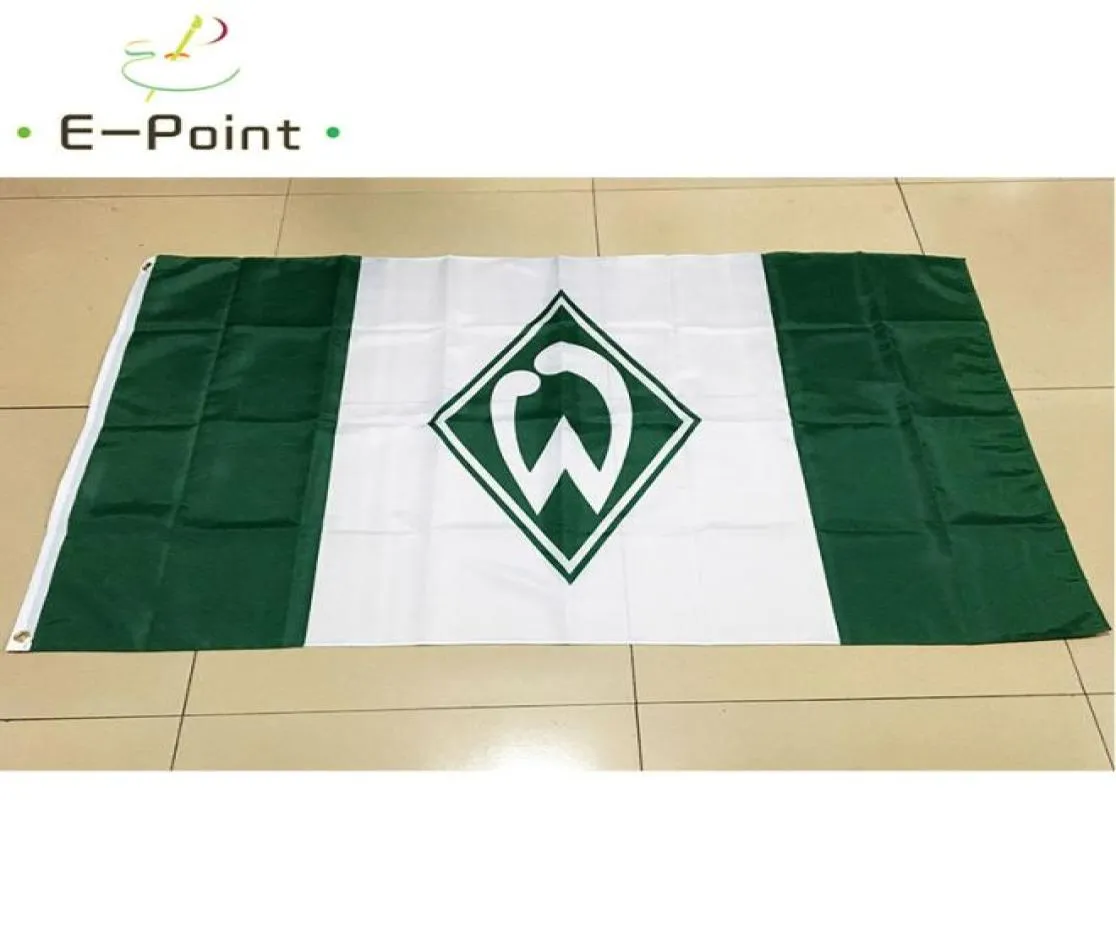 SV tedesco SV Werder Brema 35ft 90cm150 cm Bandiera in poliestere Banner Decorazione volante per la casa bandiera da giardino Gifts6558208
