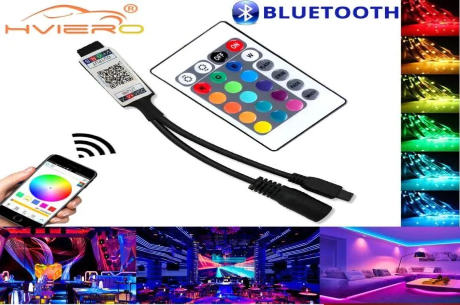 12V 5050 2835ストリップライトリボンナイト赤外線24Key Convert3429675のLEDコントローラーBluetoothリモートコントロール