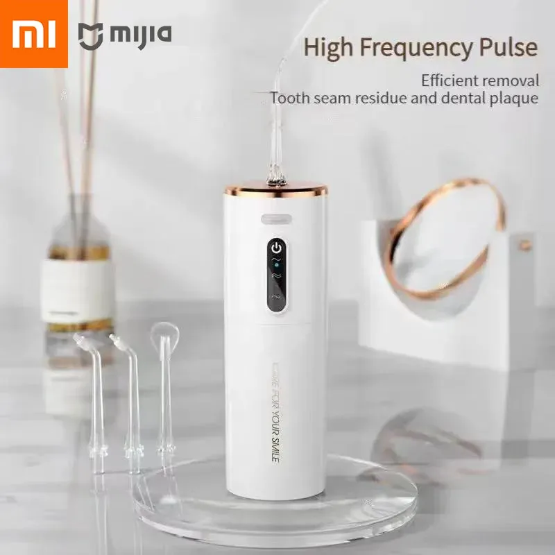 제품 Xiaomi Mijia Water Flosser USB 충전식 경구 조사기 280ml 전기 치아 세정 장치 3 모드 방수 관여기