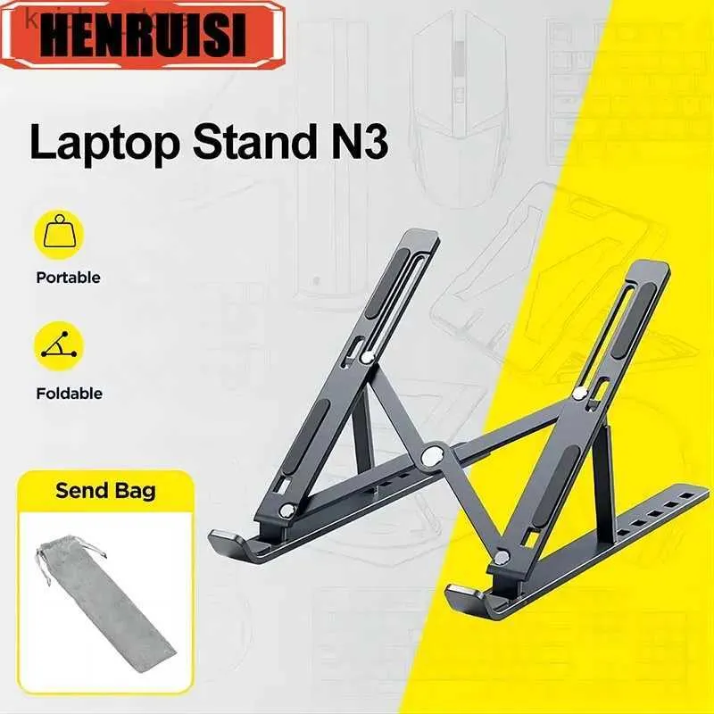 Other Computer Components Portable laptop stand adjustable folding tablet stand laptop cooling stand computer stand Macbook Air stand accessories Y240418