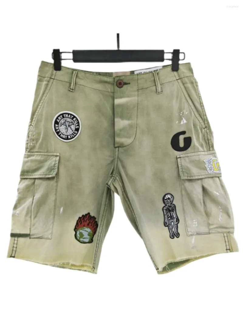 Short masculin Multi Pocket Workwear Pantalon Basketball Cargo Men Unisexe Haute qualité