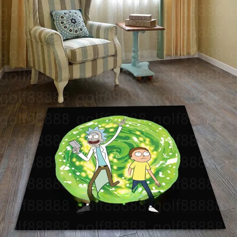 carpet Designer rug room decor Europe and the United States cartoon non-slip carpet bedroom bedside computer swivel chair round soft fun mat #5632