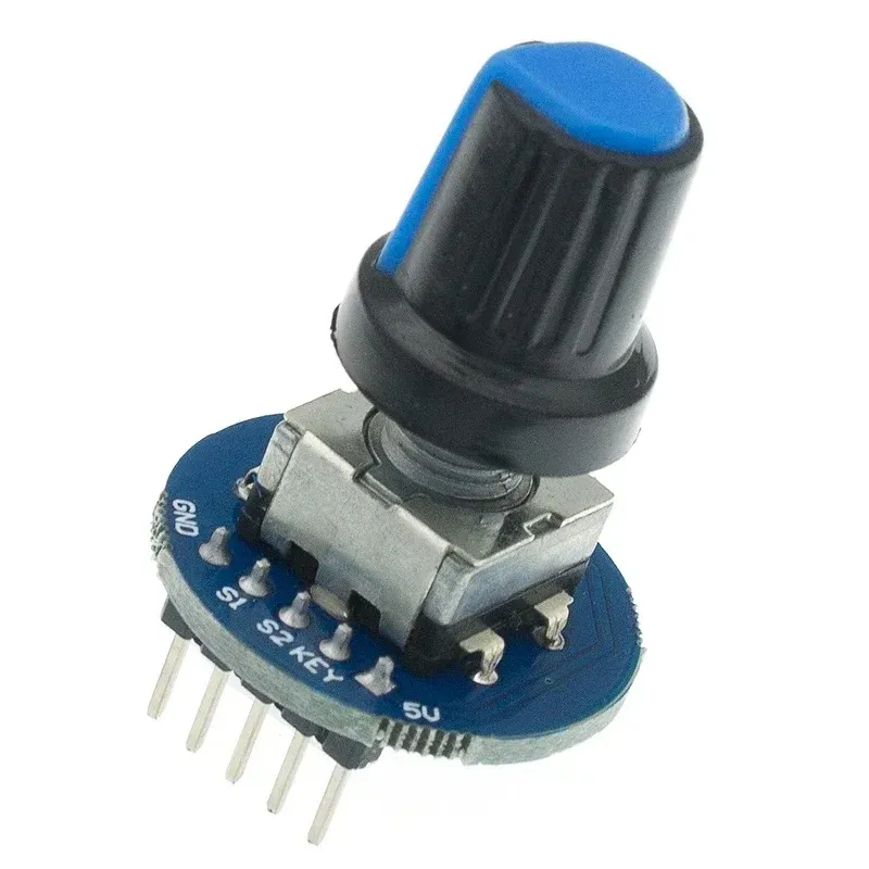 2024 Rotary ENCODER -modul för Arduino Brick Sensor Development Round Audio Rotating Potentiometer Kap EC11 Rotary Encoder Module för