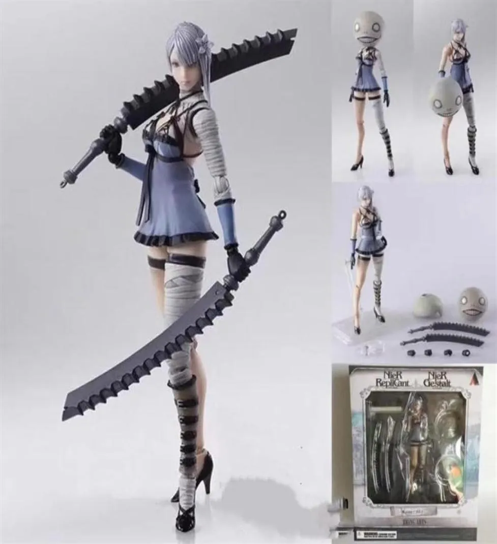 Nier Automata Anime Game Figure Kaine Sexy Girl Figure Figure conjointe PVC Action Action Figure Poue-Toys Modèle de poupée Cadeaux 14cm C02207893516
