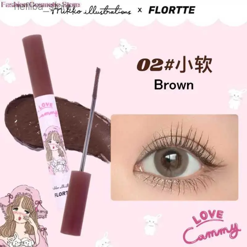 Mascara flortte 4 couleurs mascara cils amorce de section de base de beauté maquillage de beauté curling extension des cils imperméable à longue diffusion l410