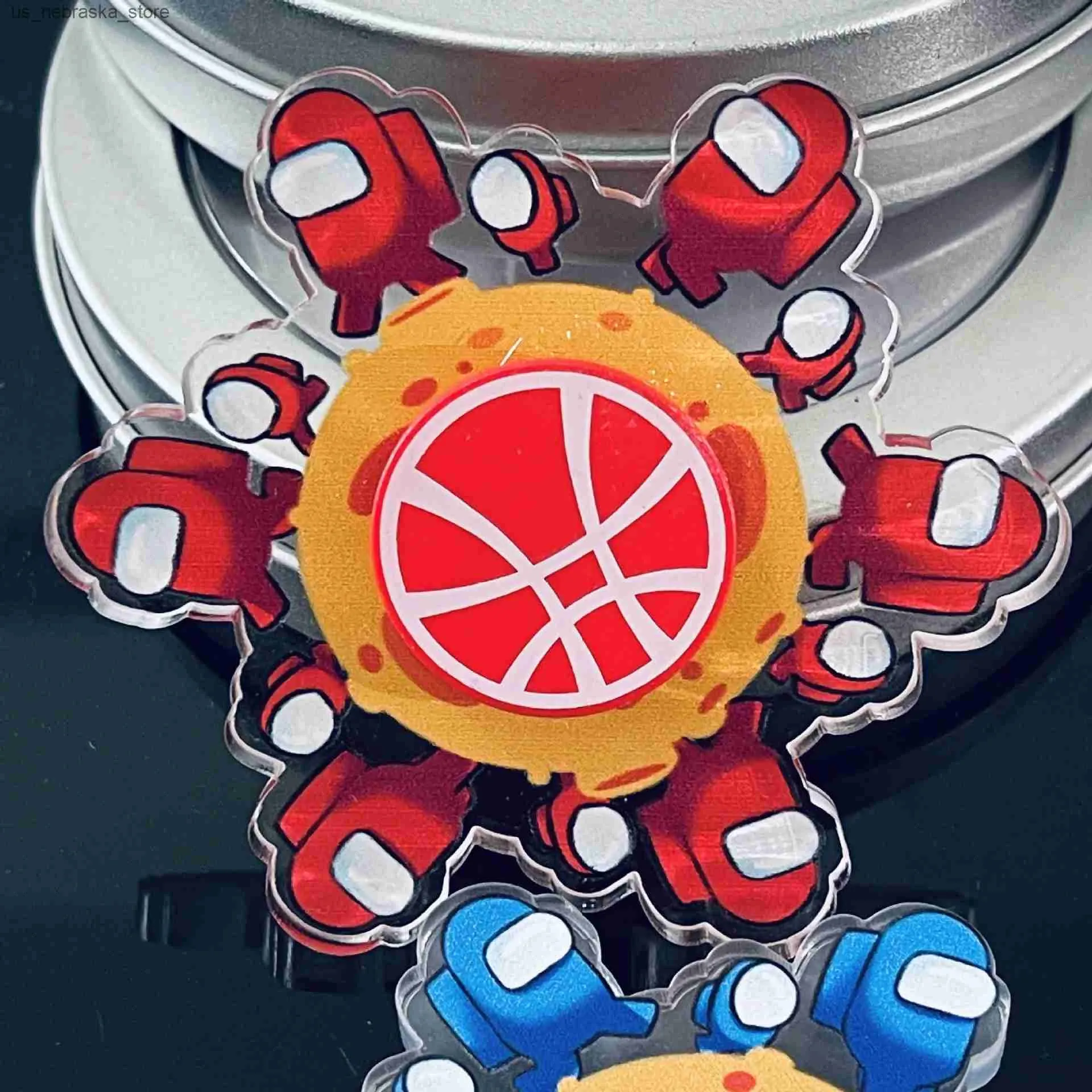 Nyhetsspel som kör fidget spinner animation för att lindra stressleksaker för barn och vuxna EDC Color Hand Fingertip Gyroscope Christmas Gift Boys Q240418