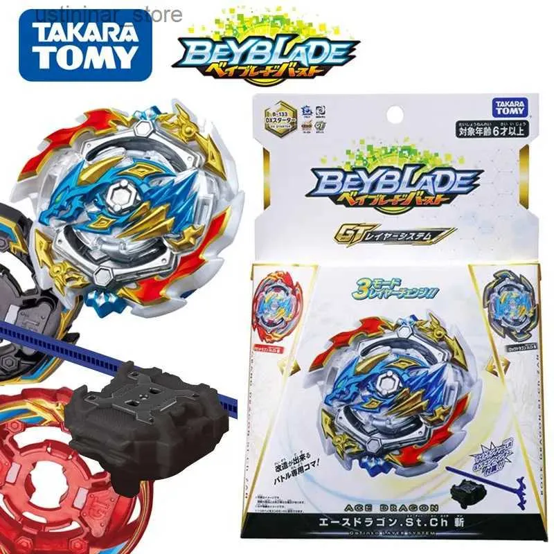 Beyblades Metal Fusion B-133 DX Starter Ace Dragon Sting Charge Zan（ランチャー付き）/ルーズパーツ/Takara Tomy Beyblade Burst/Gatinko/GTシリーズL416