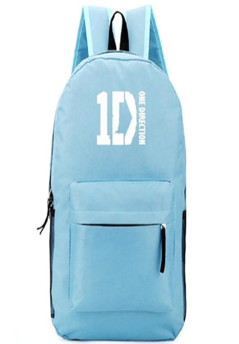 One Direction backpack 1D daypack Music band schoolbag Cool design rucksack Sport school bag Outdoor day pack7833036