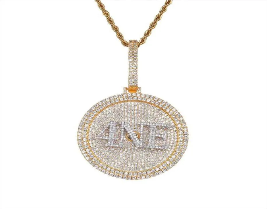 5x5 cm Niestandardowa nazwa Medal wisiorki Hip Hop Style Mężczyźni łańcuch obrotowy Dowolne litery czcionek Numery Symbole Kolor 7034639