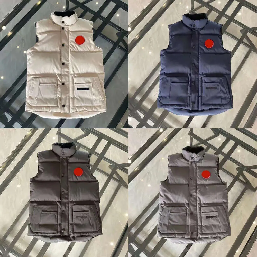 Collar stand-up gilet et femmes NFC Quality Brand Gilet Gilet Street Gilets Designer Puffer Hooded Down Down Vestes Parka Man Sorwear Winter Coats Taille Br S