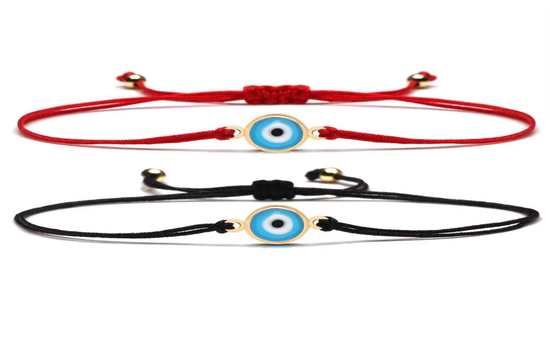 S2229 Fashion Jewelry Turkish Symbol Evil Eye Armband Handgjorda harts Blue Eyes Pärla armband4328921