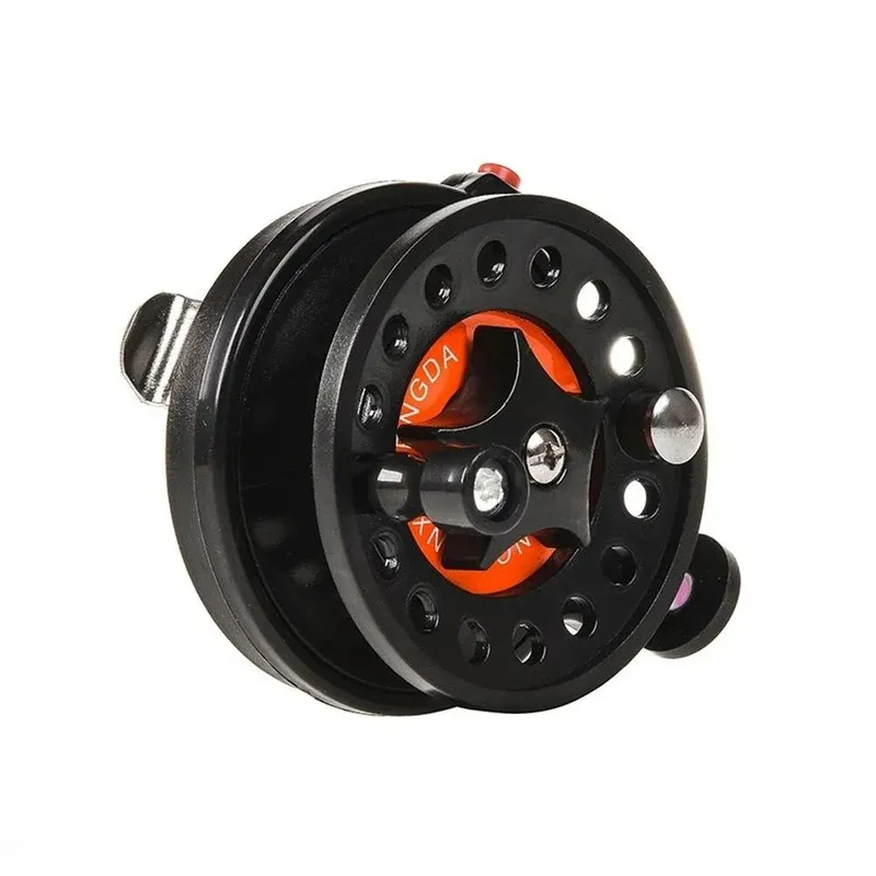 Fiskerullar Kullager Mini Fiskehulle Portable Carp Winter Ice Fishing Reel Spool för fiskeuttagstillbehör