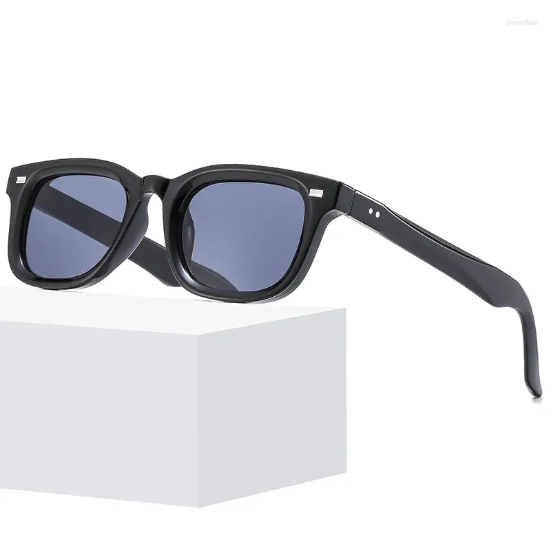 Sonnenbrille vielseitiger personalisierter Trend Mode Reis Nagel Quadrat UV Resistant Brille Retro Schutzbrille Feminino