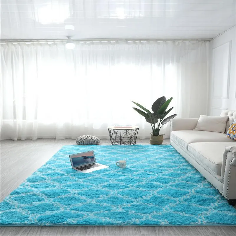 Area Rugs for Bedroom Living Room Non Slip Geometric Fluffy Carpet for Kids Teens Nursery Classroom Dorm Play Mat Home Decor