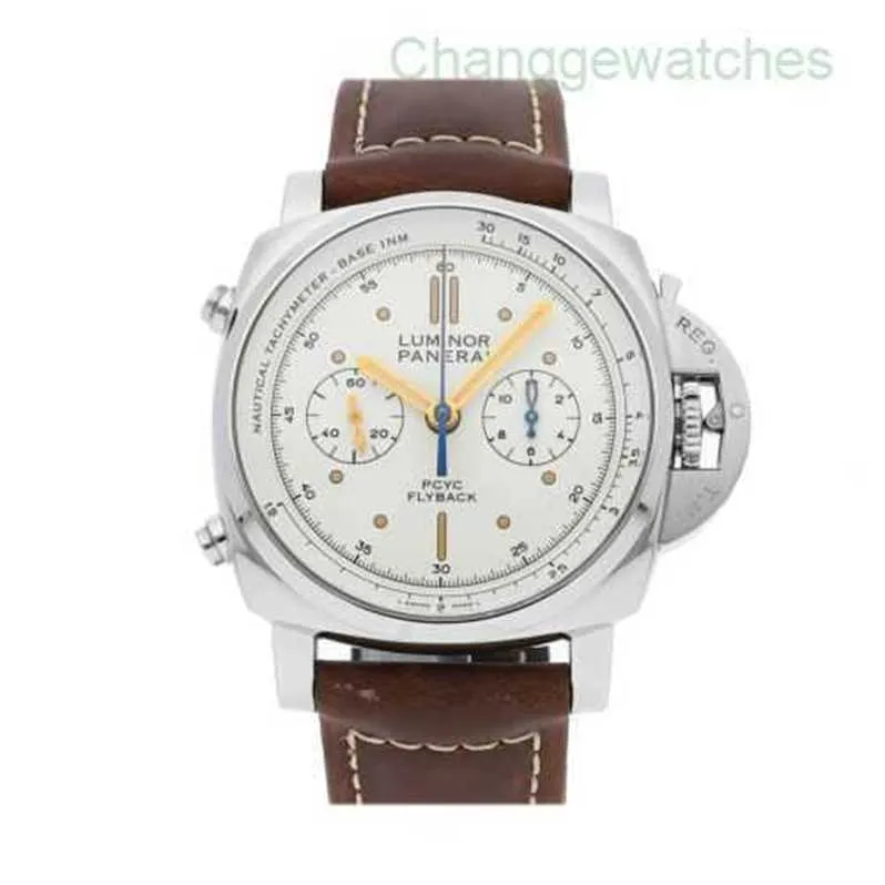 Designer Wristbatch Luxury Watches Automatic Watch Men Watchpenerei 1950 PCYC 3 TAG CHRONO R CKLAUF AUTO STAHL HERRENUHR PAM 654WLRMUK