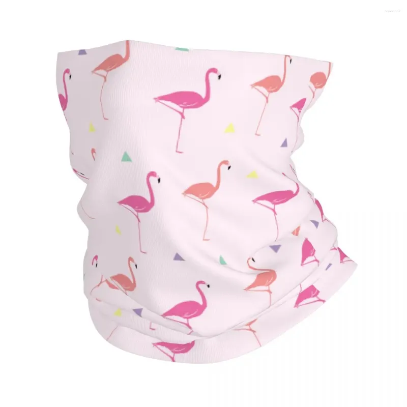 Sjaals Flamingo Bird Animal Pink Bandana Neck Gaiter Gedrukte Balaclava's Face Scarf Multifunctioneel fietsen Runnen voor mannen Winter Winter