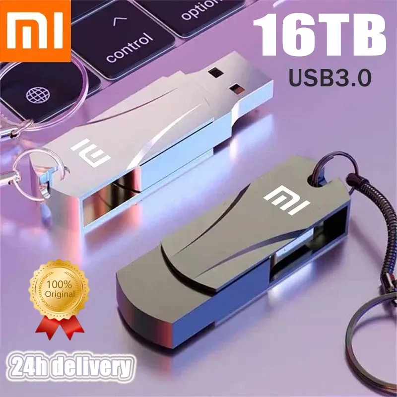 Azionamento Xiaomi 16Tb U Disk 1 TB da 2Tb Drive USB 3.0 Typec Interfaccia Telefono cellulare trasmissione reciproca Memoria USB USB Memoria