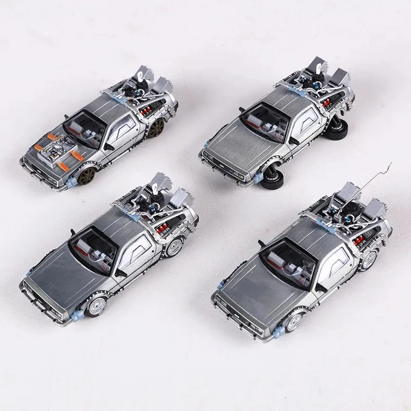 Delorean DMC 12バックTo The Future Time Machine Diecast