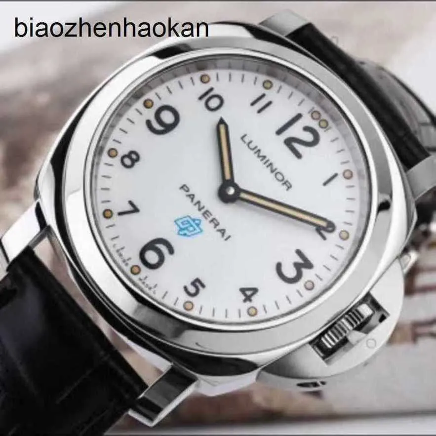 Panerai Luminor Watch Peinahai Series PAM00630 Manual Mechanical 44mm Mens Clock Public Pris 34700 White 5wm0