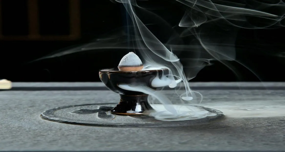 Mini aromaterapy ugn doftlampor småskala keramik pagod aroma brännare backflow ornament rökels rack parfym berg1567454