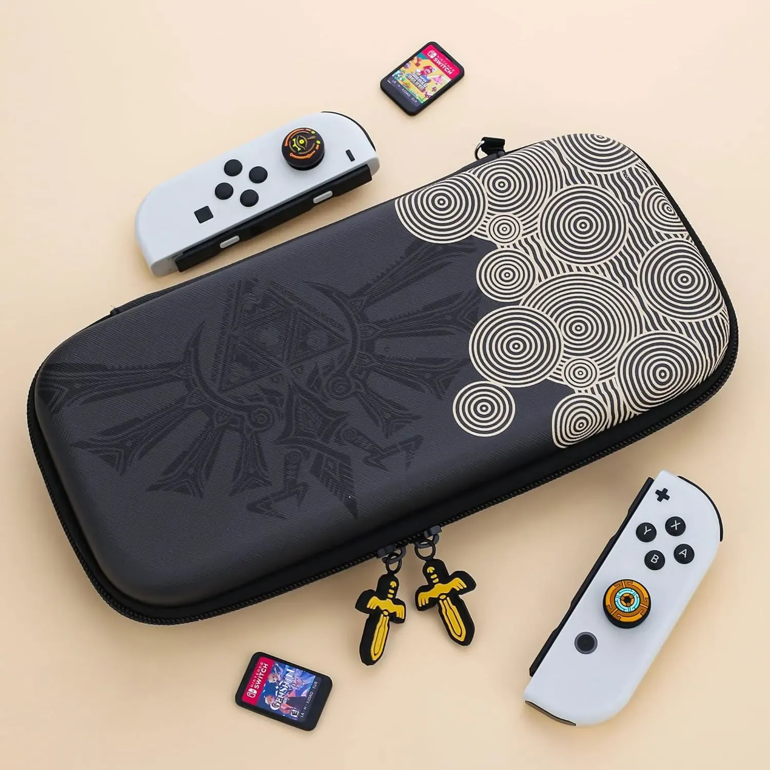 الحالات 2023 حالة حمل جديدة لـ Nintendo Switch / Switch OLED Console Protection Hardable Case Pouch Case for Zeda NS Switch