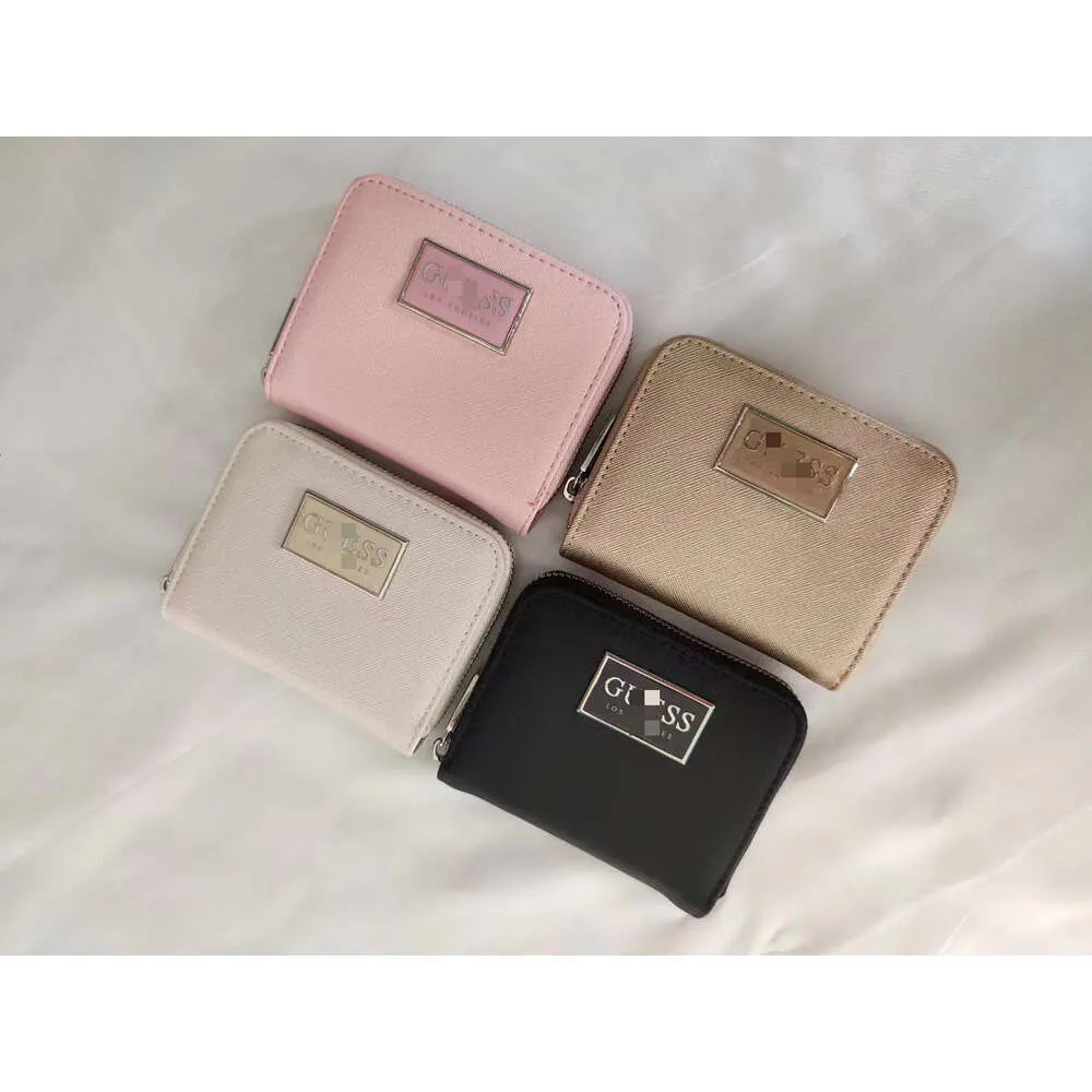 Handtasche Designer heiß verkauft 50% Rabatt Brieftaschen Neue Gus einfache kurze PU -Frauen Multi -Farb -Brieftasche Sier -Tasche Geld Geld